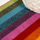 Retro Rainbow Contemporary Stripe Multi 4 ft. x 6 ft. Area Rug