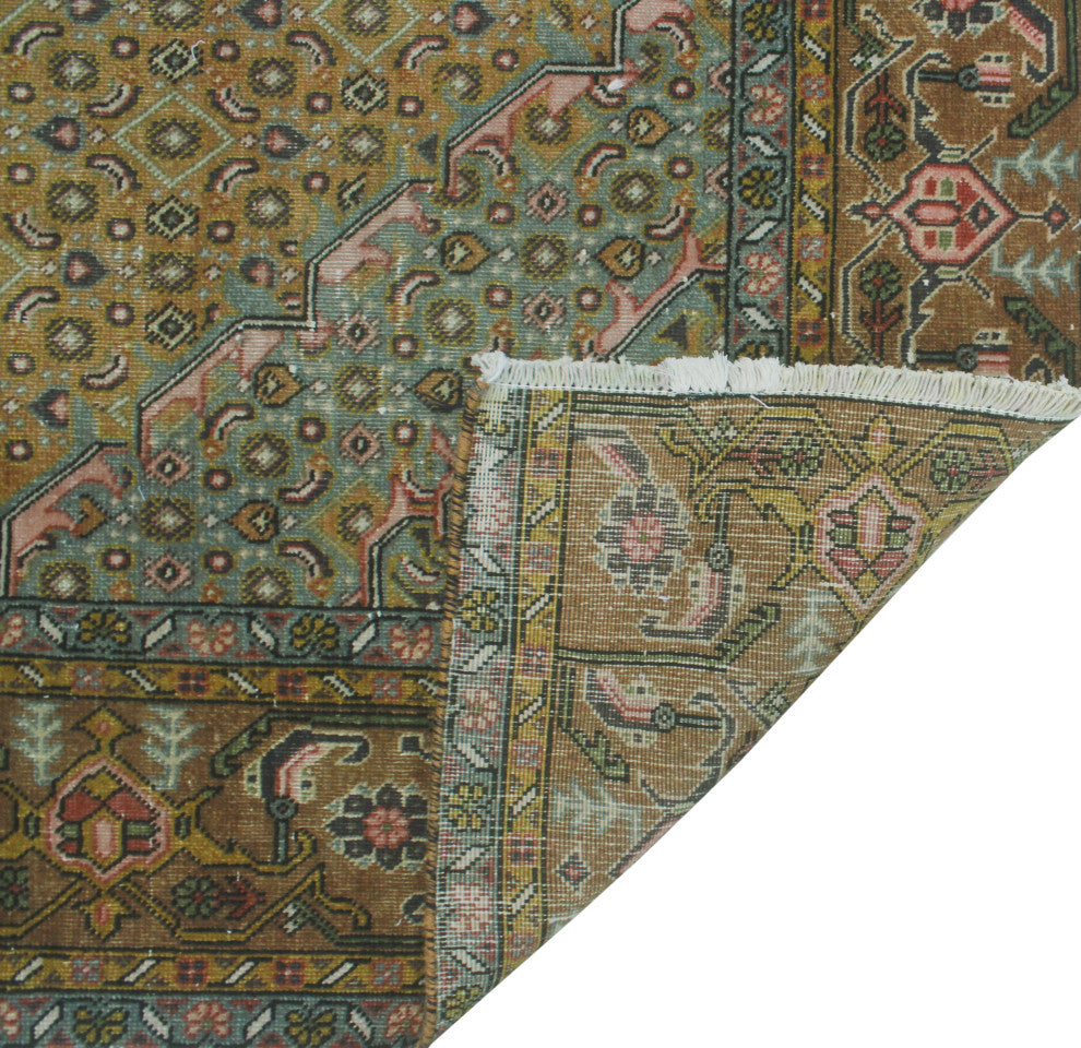 Semi-Antique Dinara Gold Rug