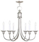 Cranford Chandelier, Polished Nickel