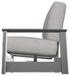 Leeward Deep Seat Outdoor Armchair with Hidden Motion, Graystone/Graphite