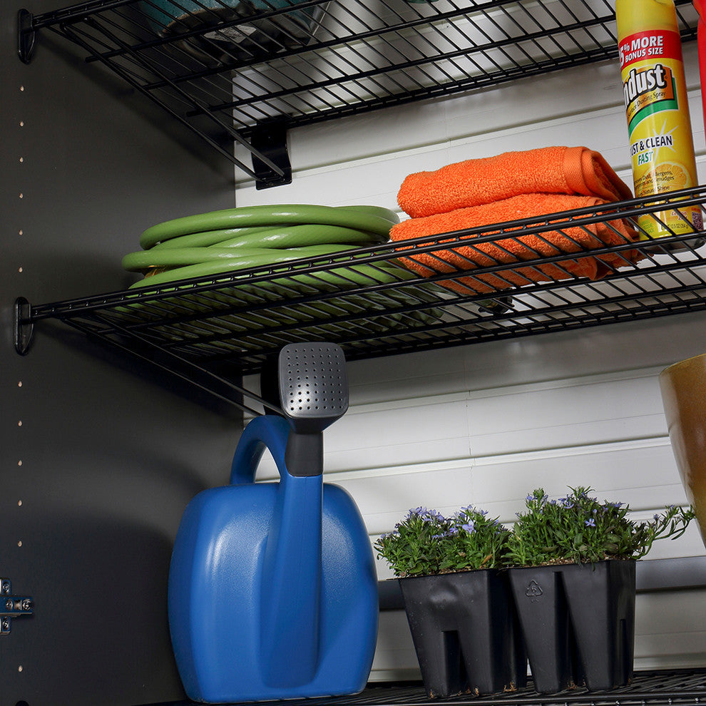 6 Piece Jumbo Cabinet Storage System, Espresso