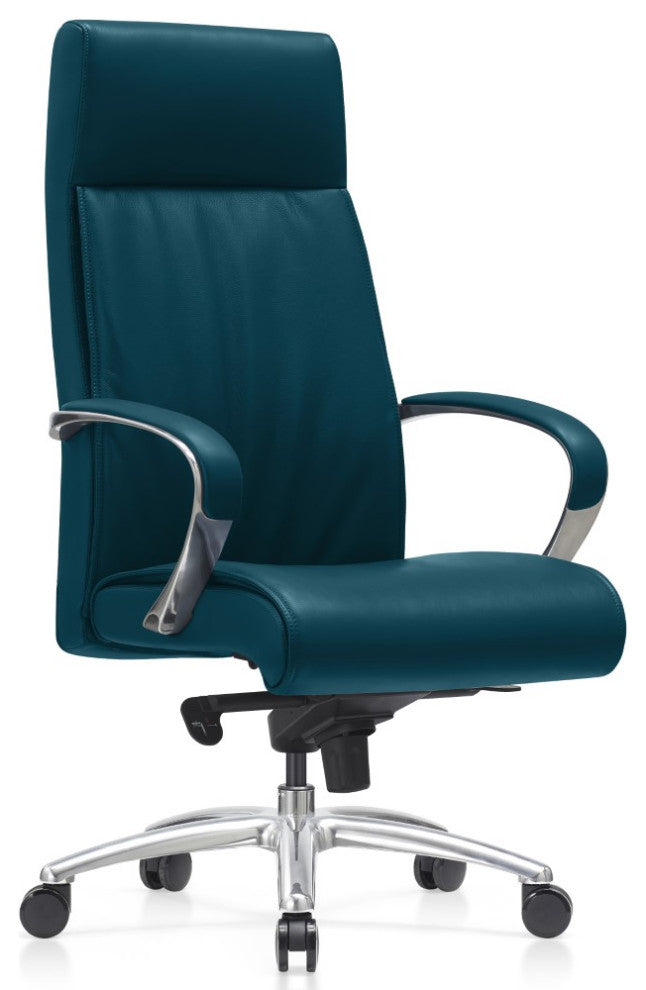Forbes Modern Fully Reclining Adjustable Executive Office Chair Dark Teal