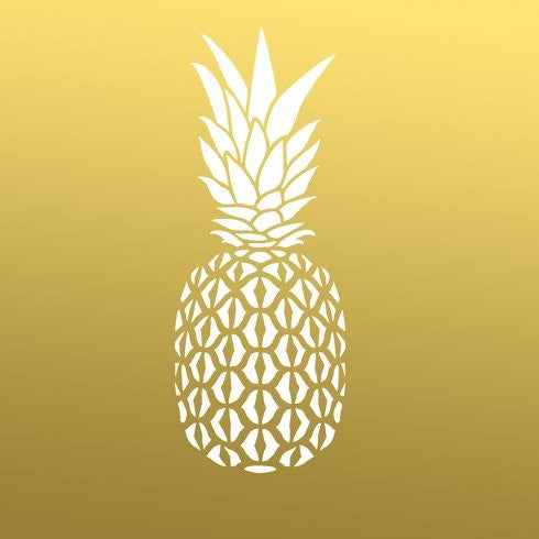 Pineapple Wall Art Stencil, Medium