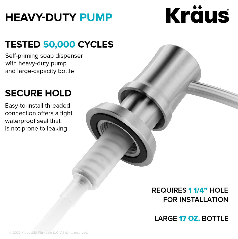 Soap Dispenser, Brushed Brass