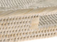 La Jolla Rattan Square Serving Tray, White-Wash