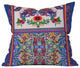 Juliana Curi Embroided Throw Pillow, 16"x16"