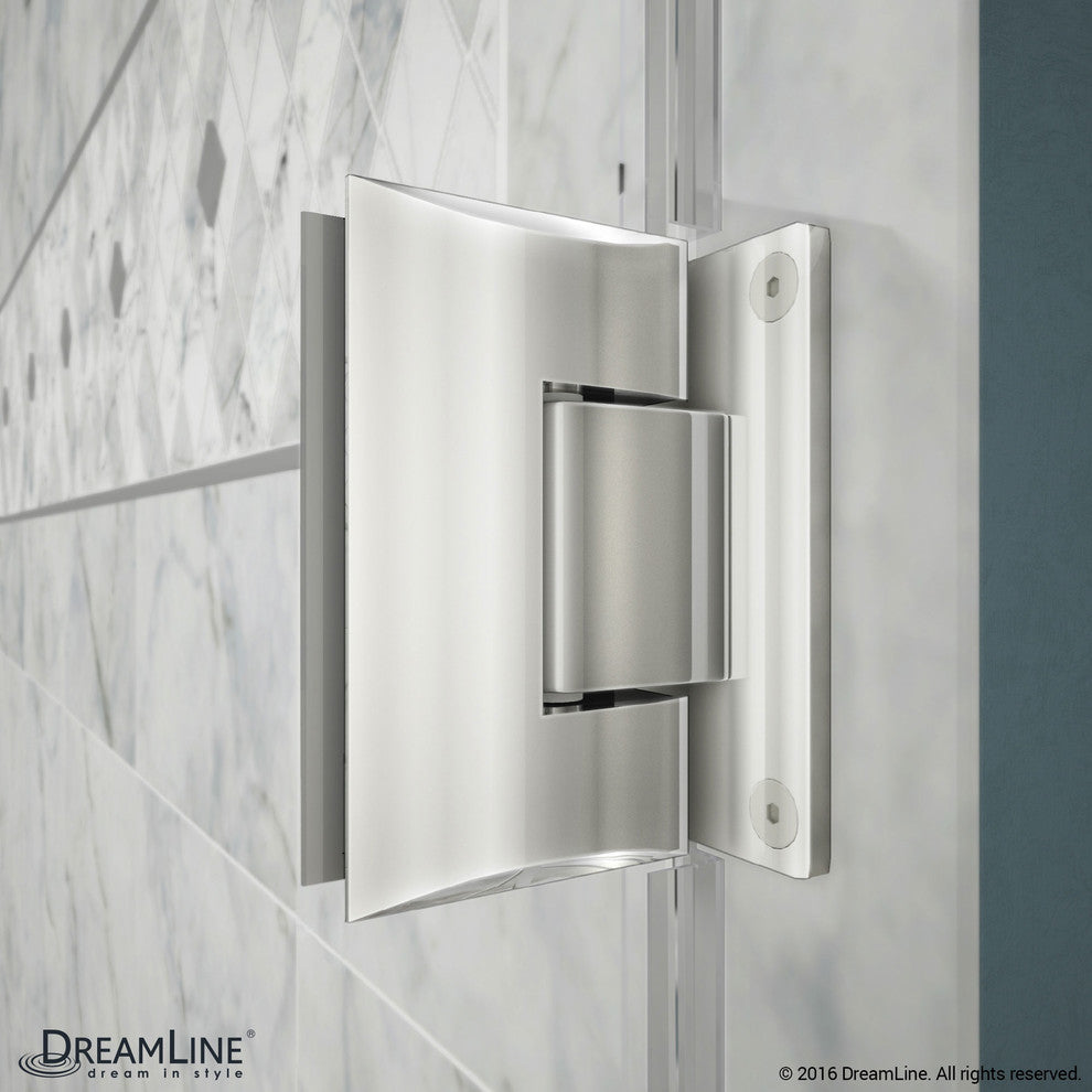 Dreamline Unidoor Min 58" To Max 59" Frameless Hinged Shower Door
