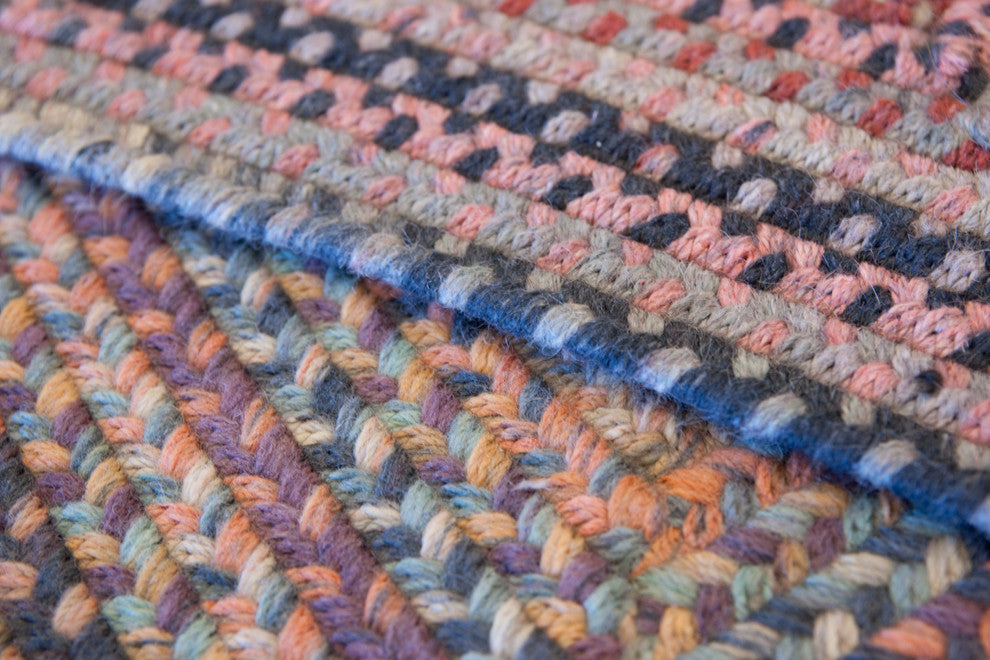 Ridgevale Rug, Floral Burst, 14"x17" Swatch Sample