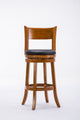 Palmetto Swivel Bar Stool, 29", Fruitwood