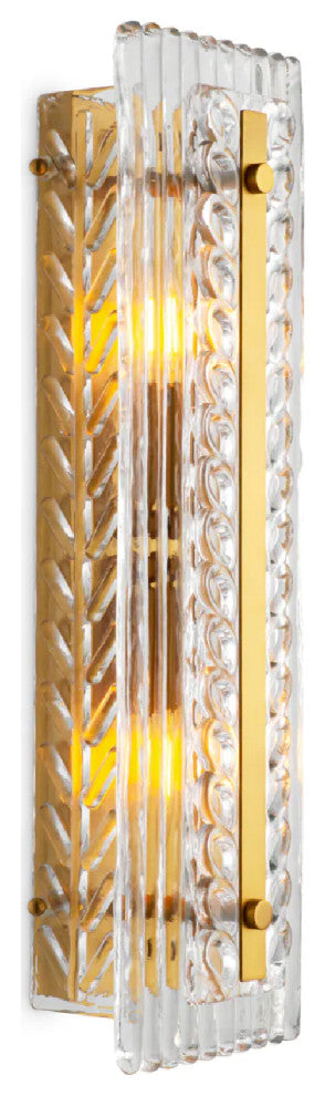 Handmade Glass Wall Lamp, Eichholtz Luciene