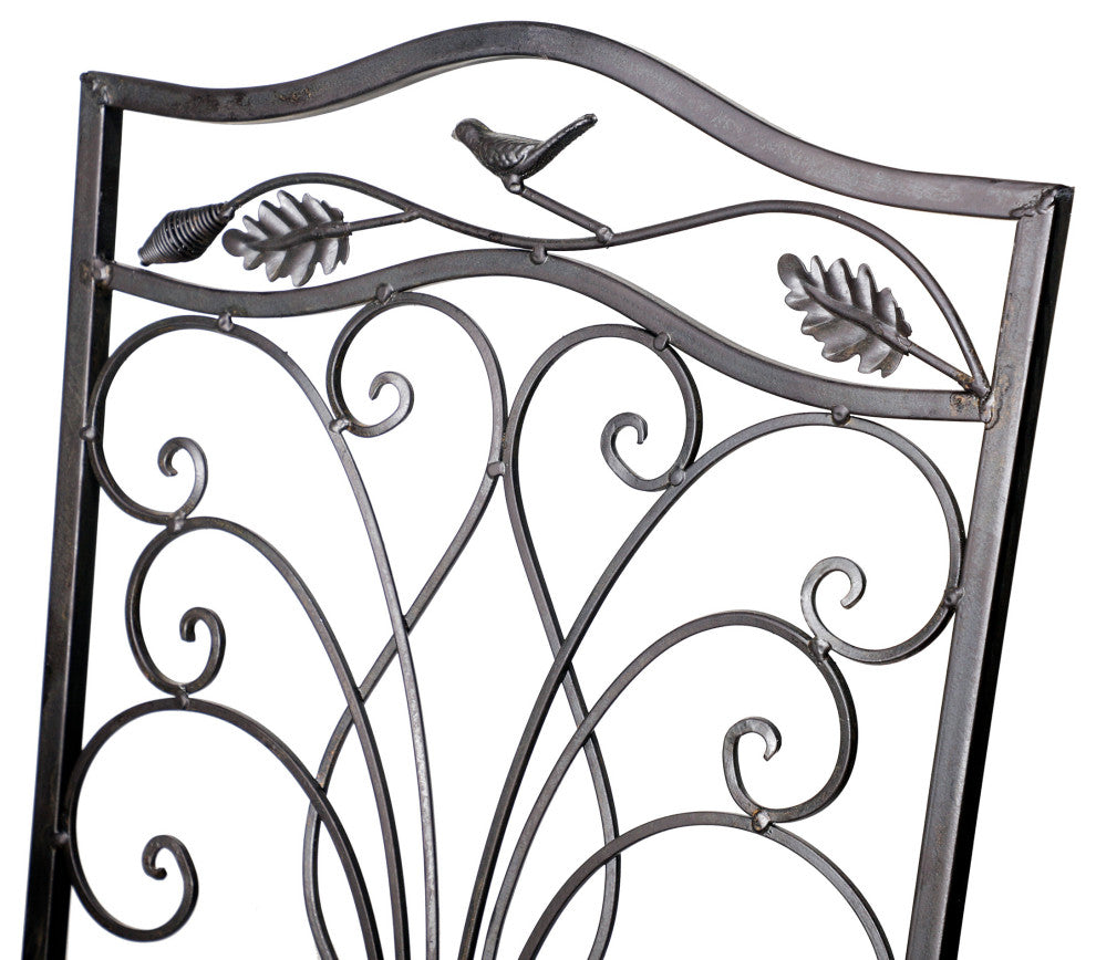 Iron 3-Piece Sun Leaves Bistro Set