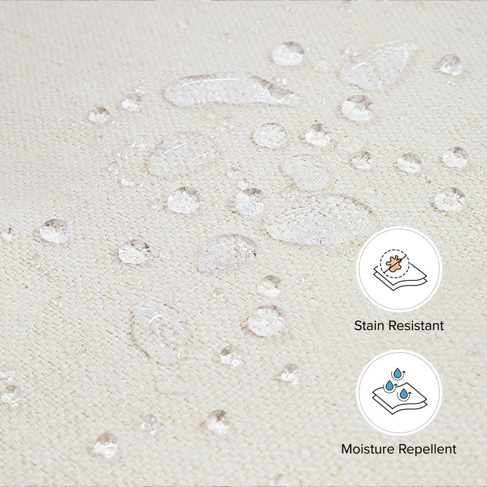 Crawford Pillowback Comfort Swivel Glider, Performance Cream Eco-Weave