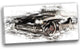 "Black Convertible Roadster" Canvas Painting