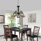Innes Tiffany 5-Light Mission Large Chandelier 27" Wide