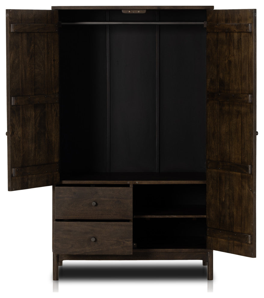Ophelia Armoire-Aged Brown