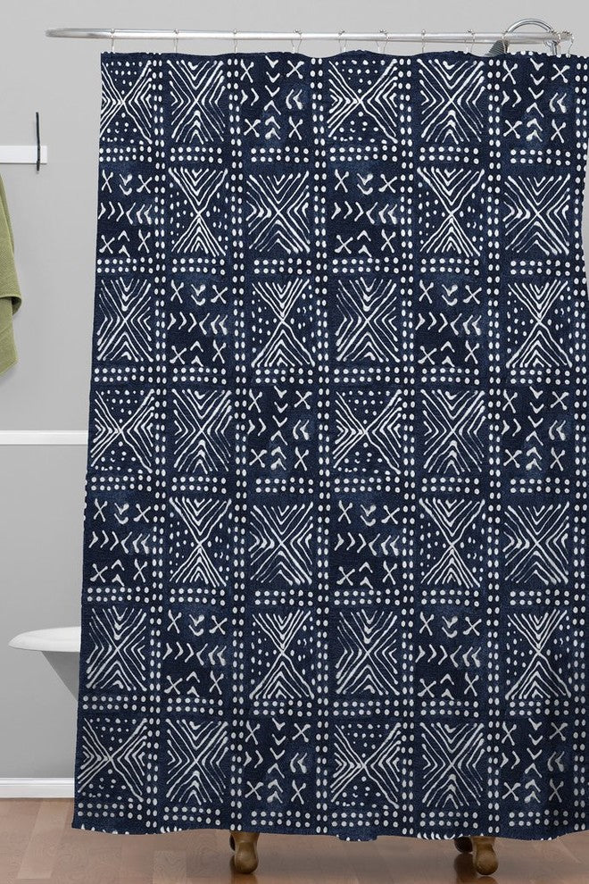 Dash And Ash Just Moody Shower Curtain, 72"x69"