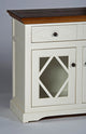 41" Shelter Bay Credenza, Cupola Yellow, Havana Gold