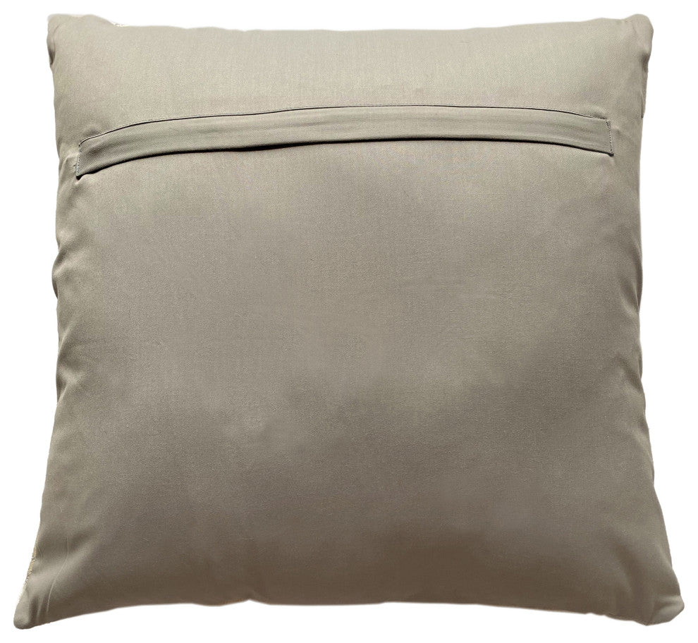Decor Maisonette Dakota Throw Pillow, Gray, 20"x20"x3"