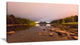 "Jordan Pond in Acadia Park" Contemporary Landscape Canvas Art, 32"x16"