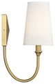 Cameron 1-Light Sconce, Warm Brass