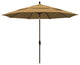 11' Aluminum Umbrella Collar Tilt Bronze, Olefin, Straw