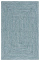 Safavieh Braided BRA201 Rug Machine-Washable, Teal/Green, 6'x8'