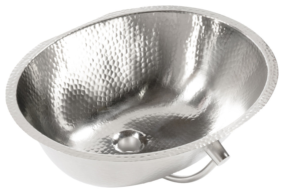 Freud 19" Undermount Bathroom Sink in Nickel