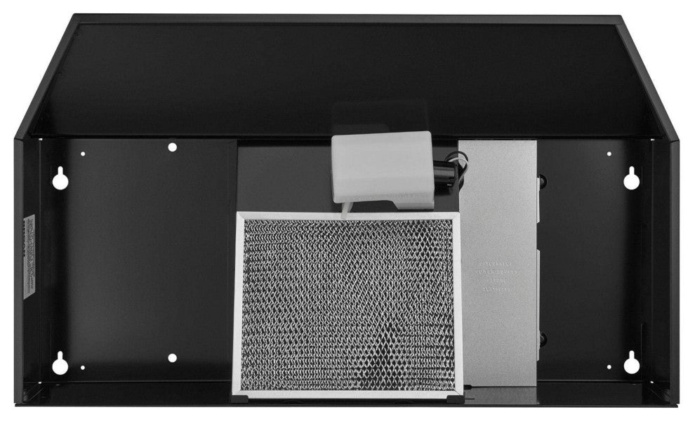 Broan F40000 Series 36-Inch Convertible Under-Cabinet Range Hood, 160 CFM, Black