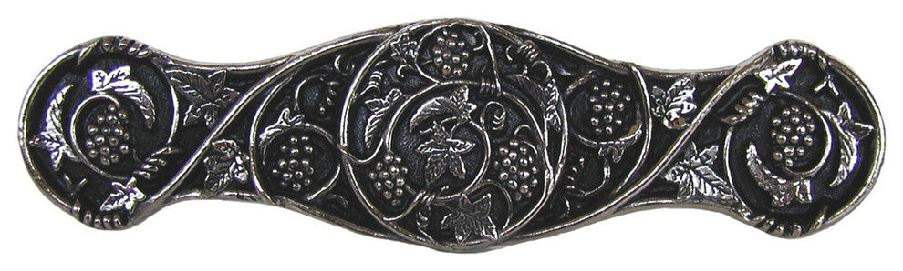 Grapevines Pull Antique Brass, Brite Nickel