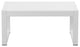 Anodized Aluminum Outdoor Table, White