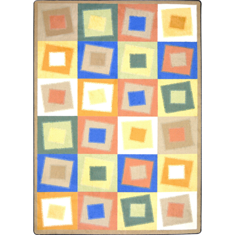 Kid Essentials Rug, Off Balance, Softs, 7'8"x10'9"