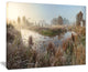 "Frosty Grass Aside River Panorama" Landscape Wall Art, 40"x30"