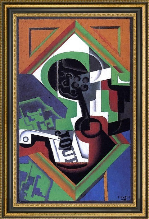 Juan Gris Pipe Fruit Dish Grapes