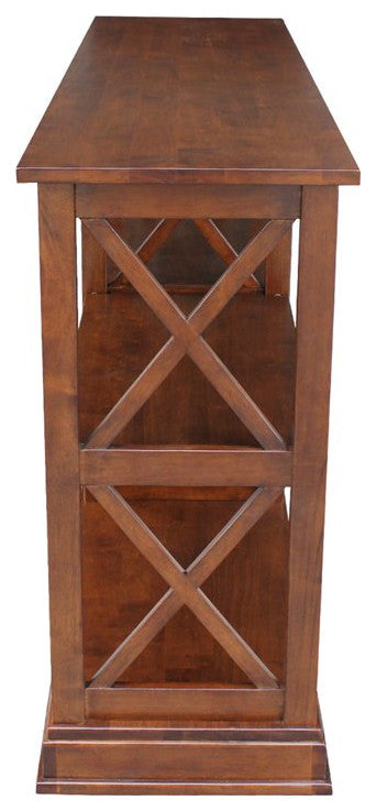 Hampton Sofa - Server Table With Shelves