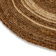 Natural Fiber Jute Area Rug - Braided Indoor Jute Rug - Natural Area Rugs, 4' Ro