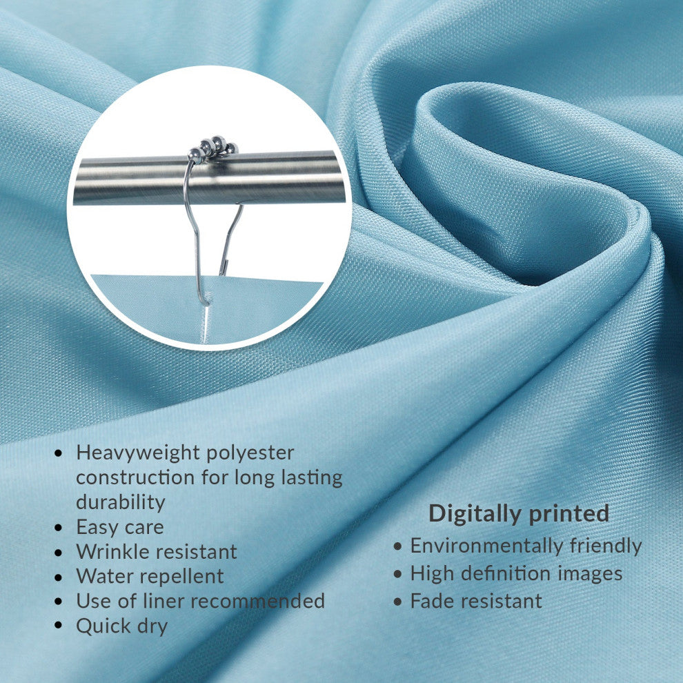 Laural Home Ancient Stripes Shower Curtain