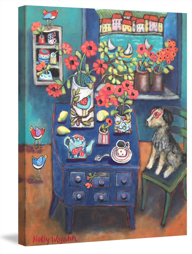 Marmont Hill, "A Sea View" by Holly Wojahn Painting on Wrapped Canvas, 40x52