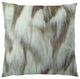 Plutus Tibet Faux Fox Handmade Throw Pillow, (20" x 20")