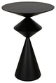 Zasa Side Table, Black Steel