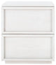 Safavieh Couture Zeus 2 Drawer Nightstand, White Wash