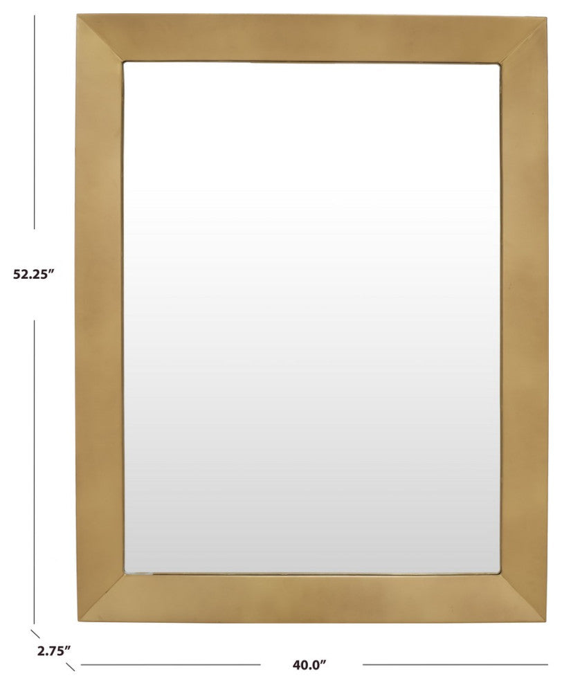 Safavieh Couture Veronika Brass Mirror, Brass