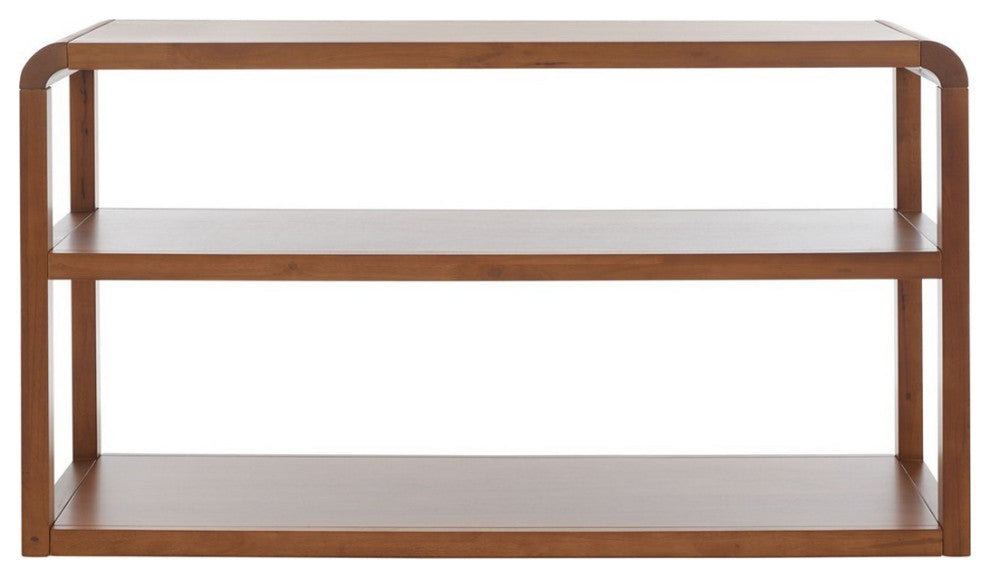 Safavieh Omara 3 Tier Console Table, Walnut