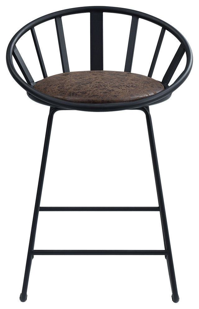 Zudora Counter Height Chair (Set-2)