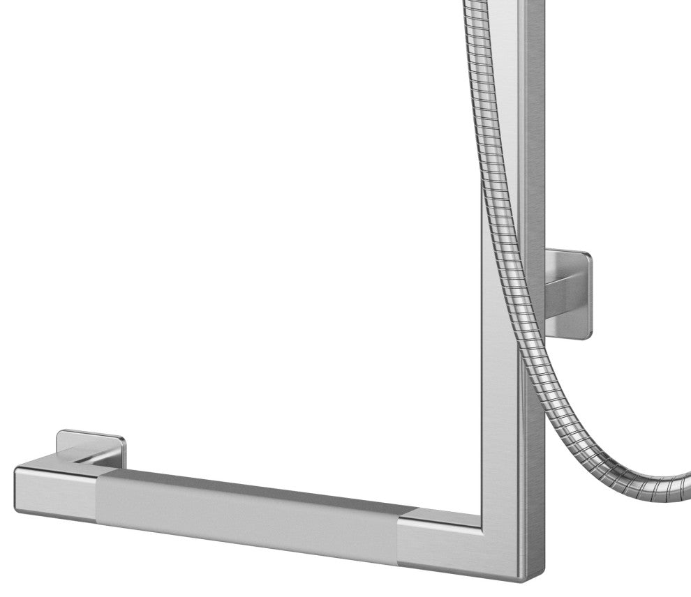 Seville Slide Bar With Handshower, 2.5 GPM, Chrome, Right