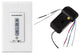 Hardwired Remote Wall Control Only. Fan Speed And Downlight Control. White