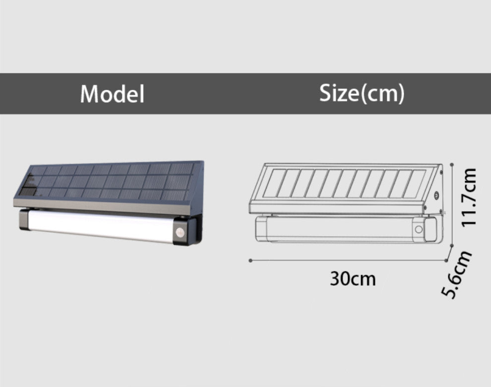 Solar SMART Sensing Self-Contained Selectable LED Color Flood Pathway Wall Light