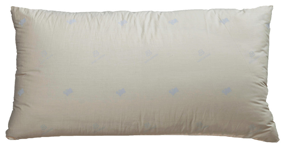 myWool Pillow, Washable Wool Pillow, Queen 20x30", Ivory