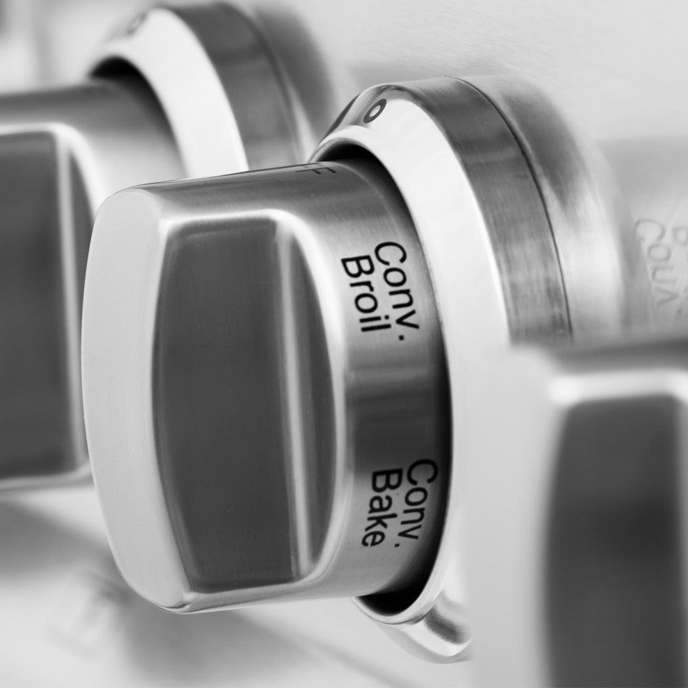 ZLINE 36 in. Professional Dual Fuel Range With Black Matte Door, RA-BLM-36