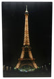 Battery Operated 9 LED Lighted Eiffel Tower Scene Canvas Wall Hanging, 15.75"
