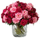 Three-Toned Artificial Flowers Bouquet, 72-Pieces, Eichholtz Roses, Pink Red